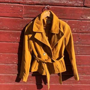 Paris Blues Mustard Coat🍁